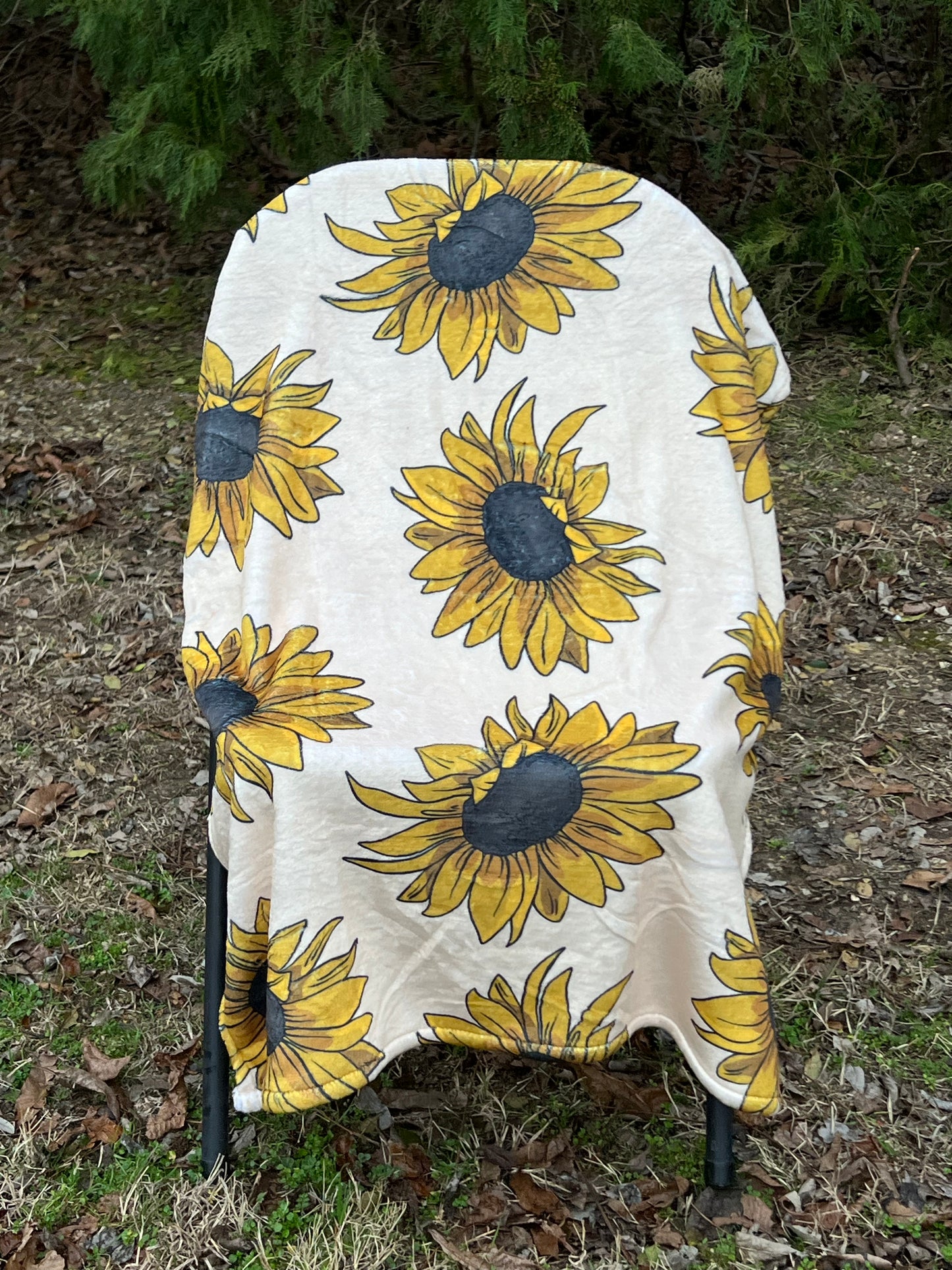 Sunflower Baby Blanket