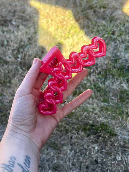 Heart Claw Clips