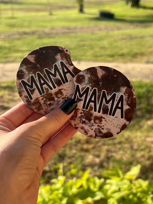 Cow Mama Car Coasters