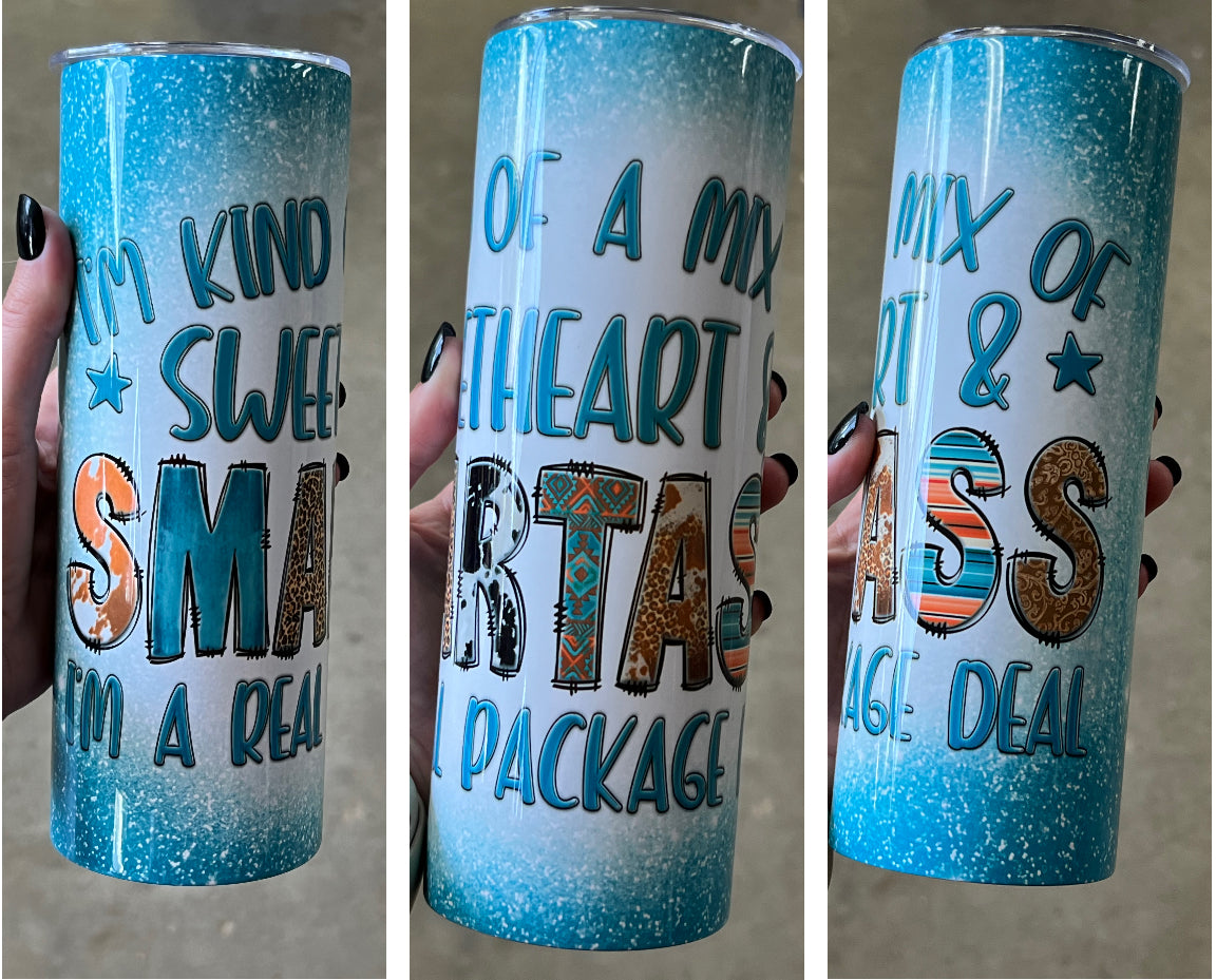 Sweetheart & Smartass 20oz Tumbler