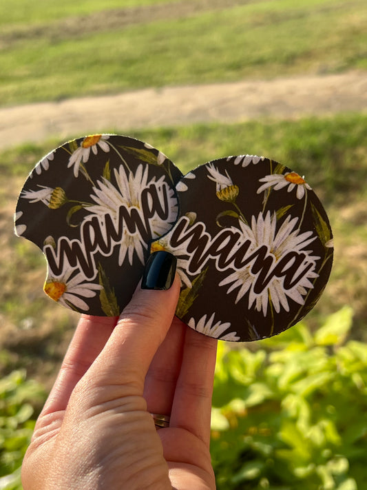 Floral Mama Car Coasters