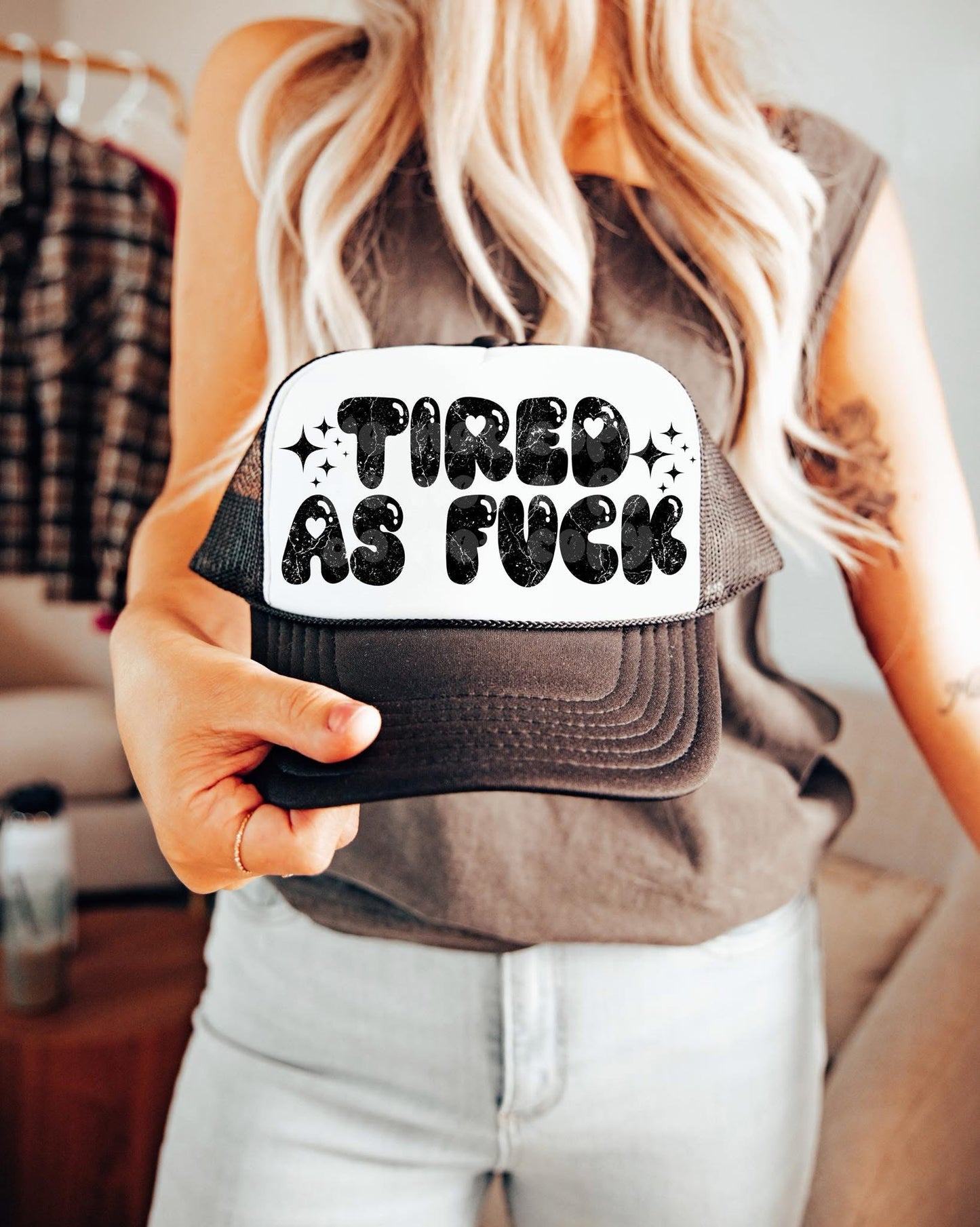 * PRE - ORDER * Tired as Fuck Hat