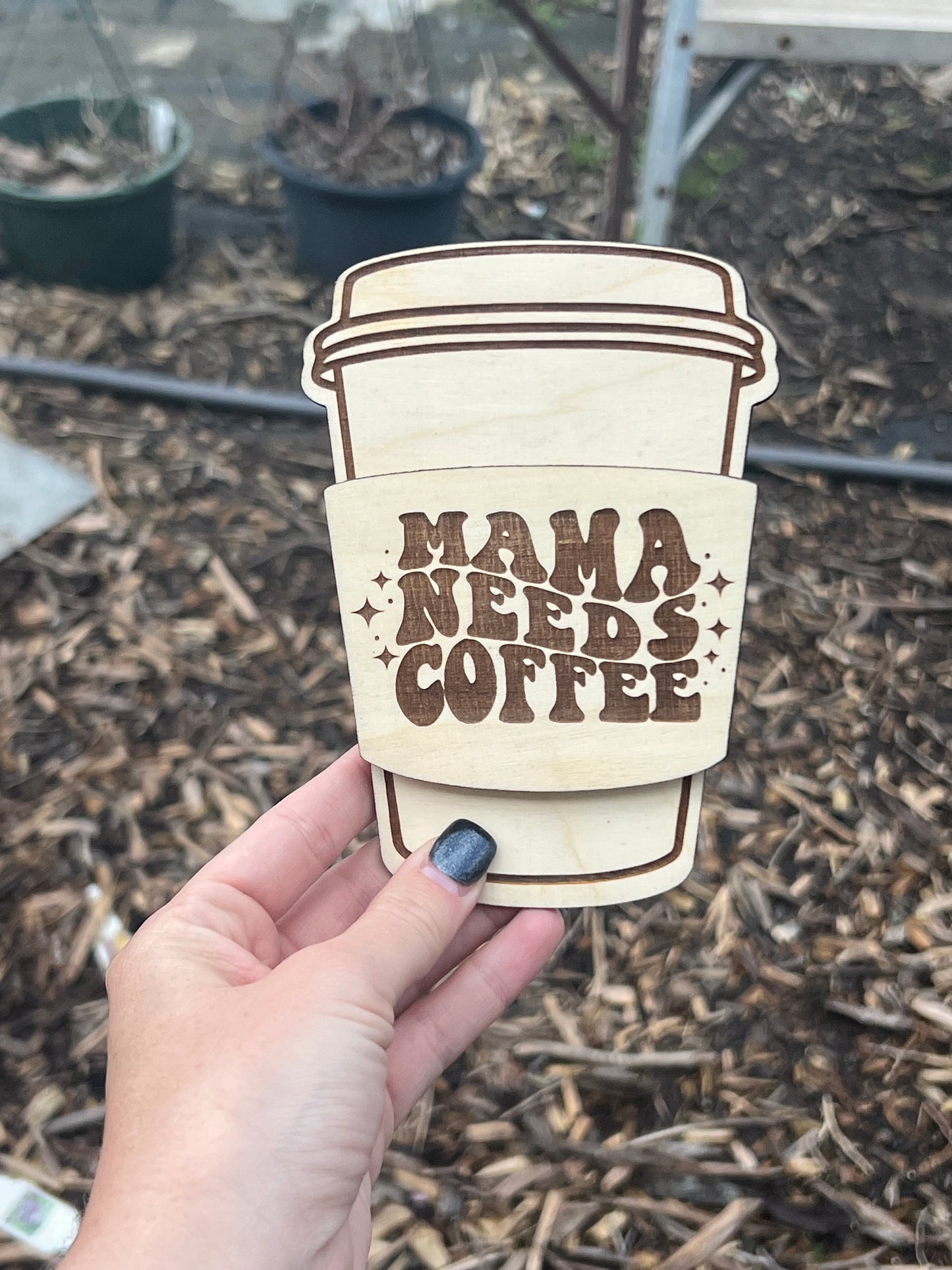 Mama Needs Coffee Gift Card Holder