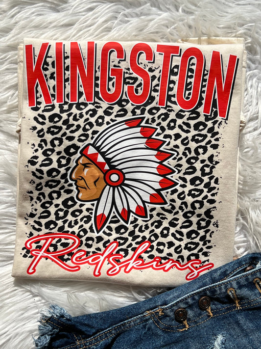 Kingston Redskins - Cream TEE