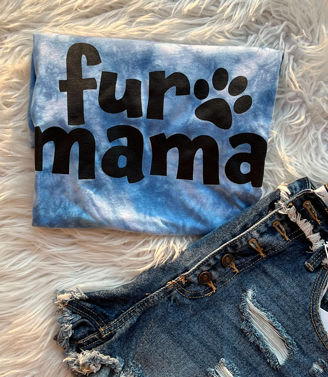 Fur Mama Tie Dye TEE