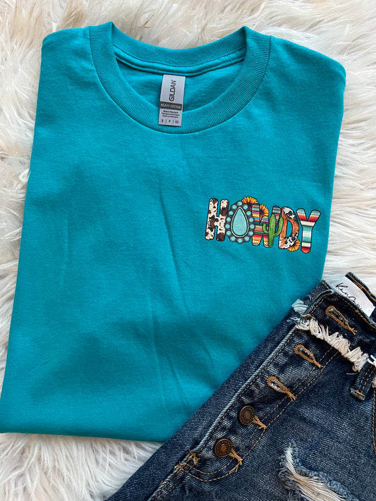 Howdy pocket Tee