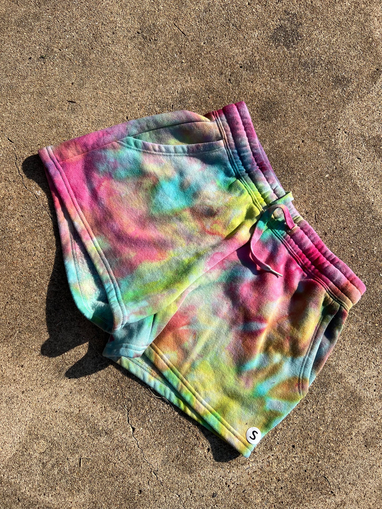 Colorful Tie Dye Shorts