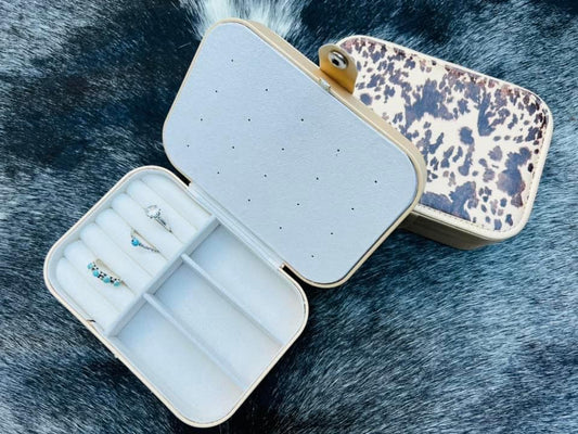 Cow Print Jewelry Box