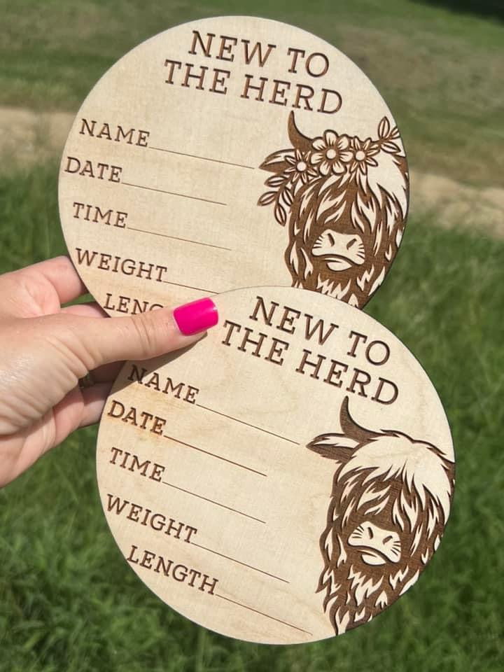 New to the Herd Plaque