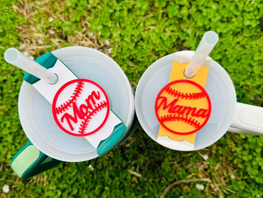 Baseball Mom Tumbler Topper