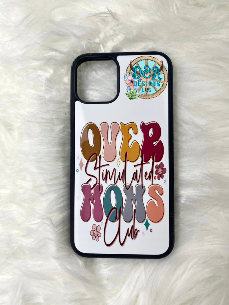 Overstimulated Moms Club iPhone Case